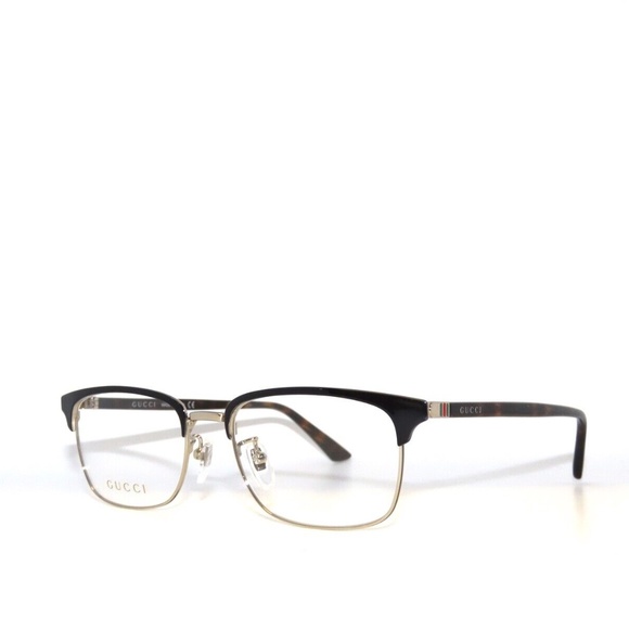 Gucci 0131O 0131 003 53 Blue Avana Eyeglasses GG0131O